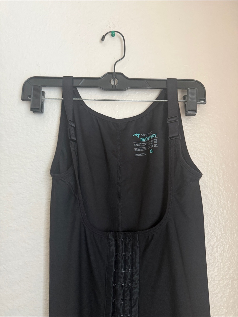 Marena recovery Black Full-Body Shaping Jumpsuit post surgery compression  XL - Picture 5 of 9